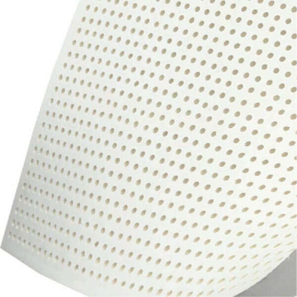 Lõi 100% cao su thiên nhiên — bền, kháng khuẩn và thân thiện với da.