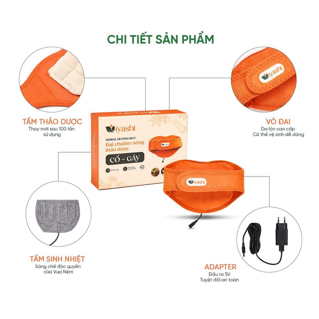 Adapter an toàn và công tắc dễ điều chỉnh cho nhiều mức nhiệt.