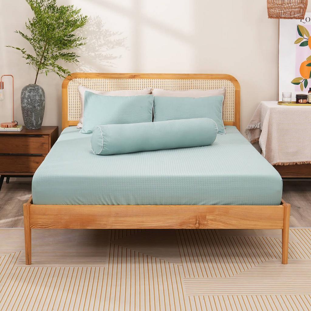 Bề mặt vải kháng khuẩn — bảo vệ da gia đình.