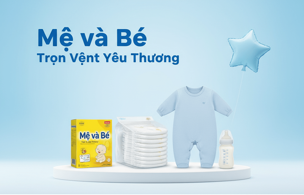 banner mẹ và bé