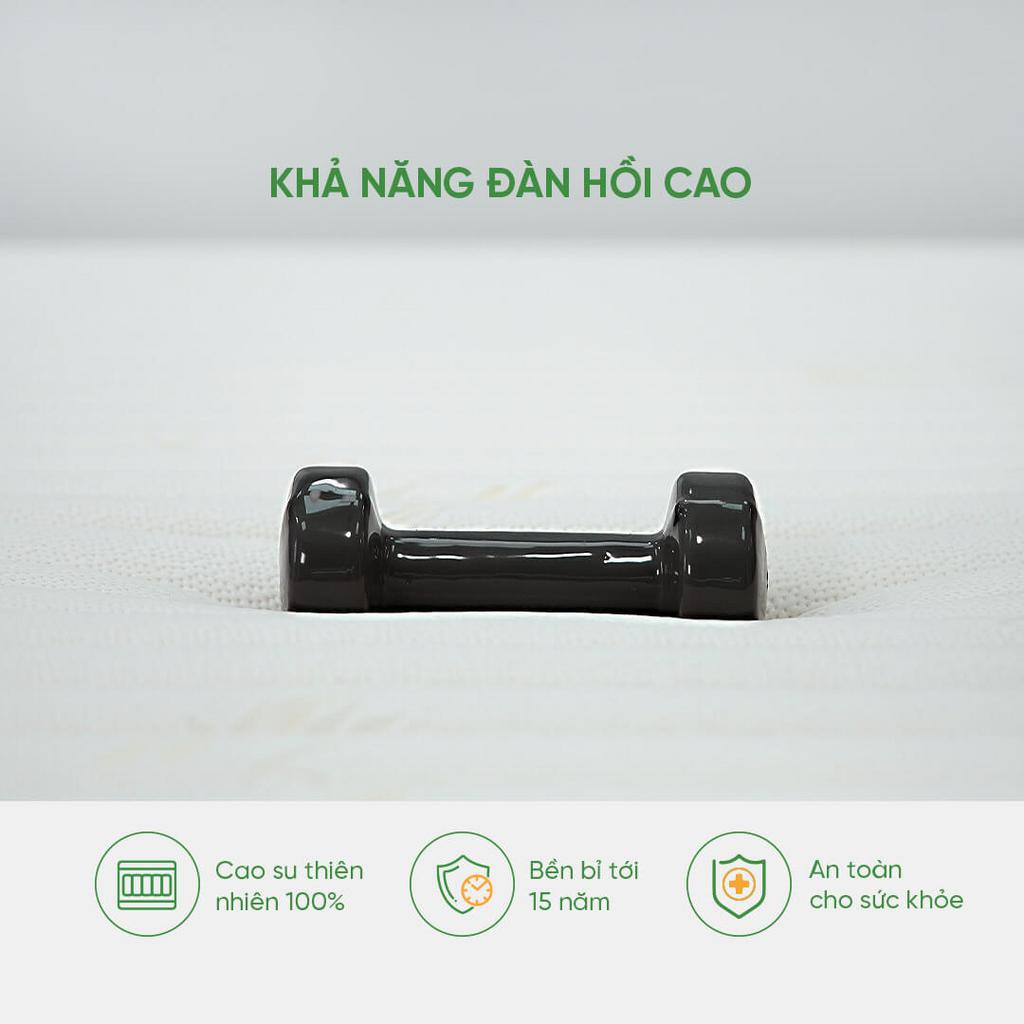 Cấu trúc lỗ khí đa chiều giúp nệm thông thoáng.