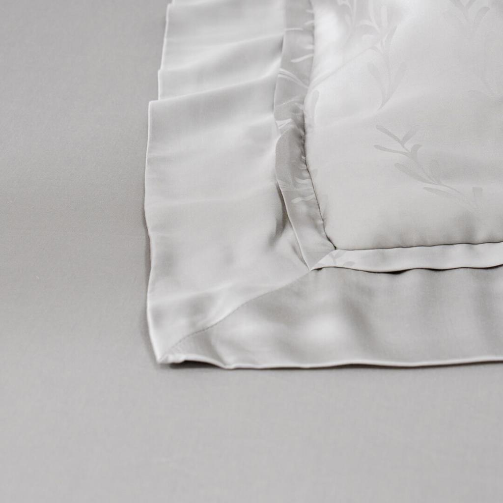 Bộ chăn ga Lụa tencel cao cấp Amando Lagom 5 chi tiết Màu Xám