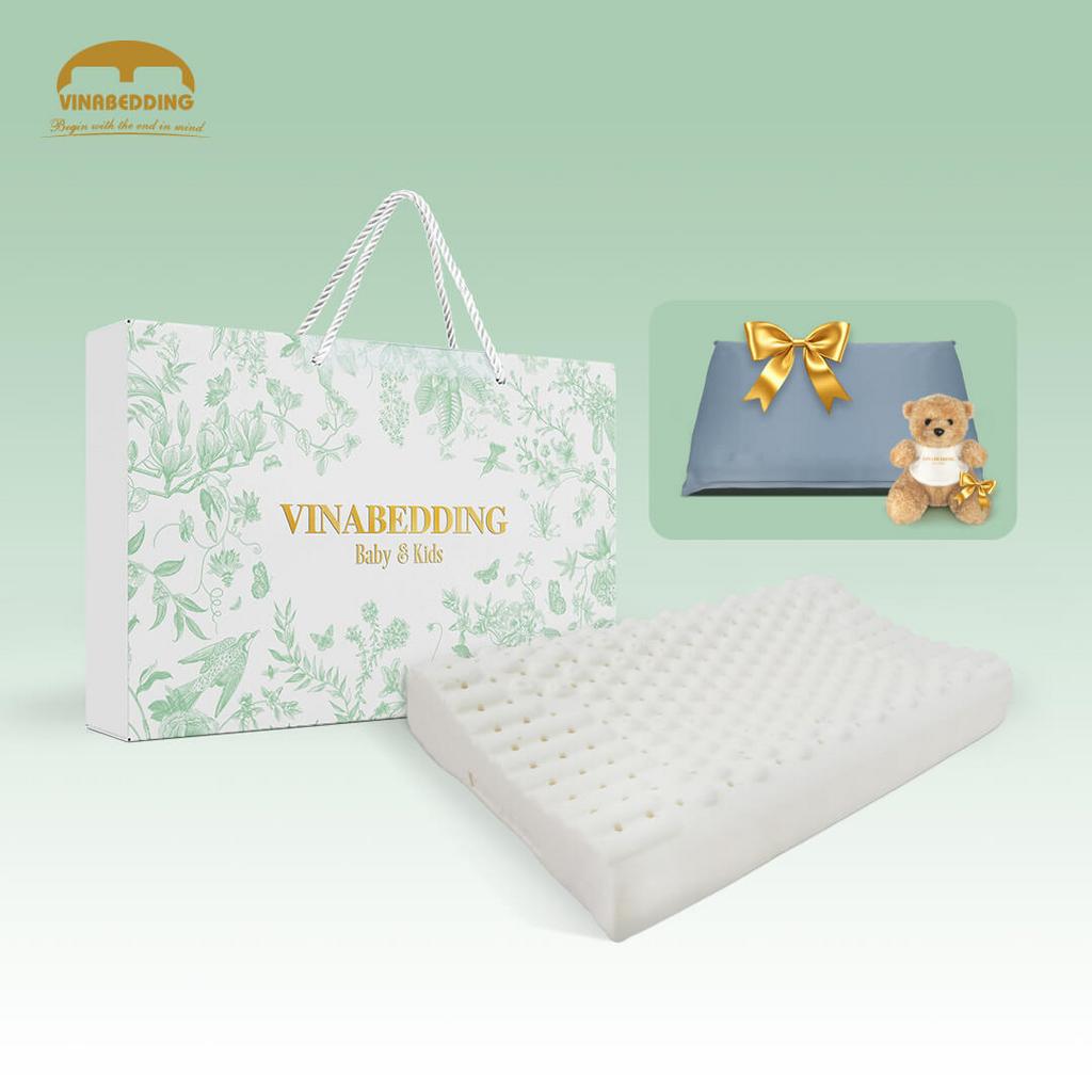 Cấu trúc xốp hở và lỗ thông hơi giúp gối luôn thoáng mát.