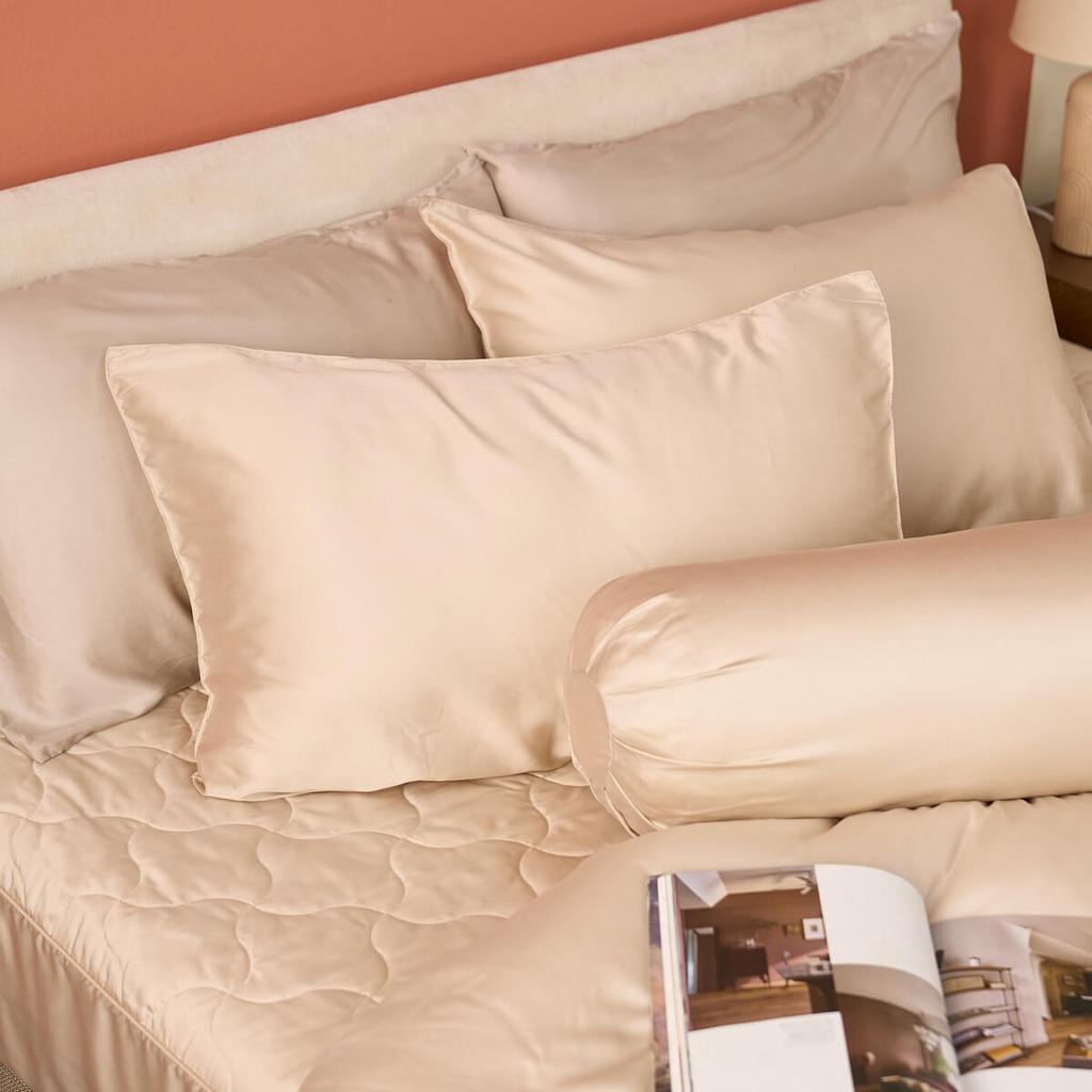 Minh chứng: logo TENCEL™ và biểu tượng Oeko‑Tex cùng dấu 'Đại lý chính thức' của Siêu Thị Đại Việt.