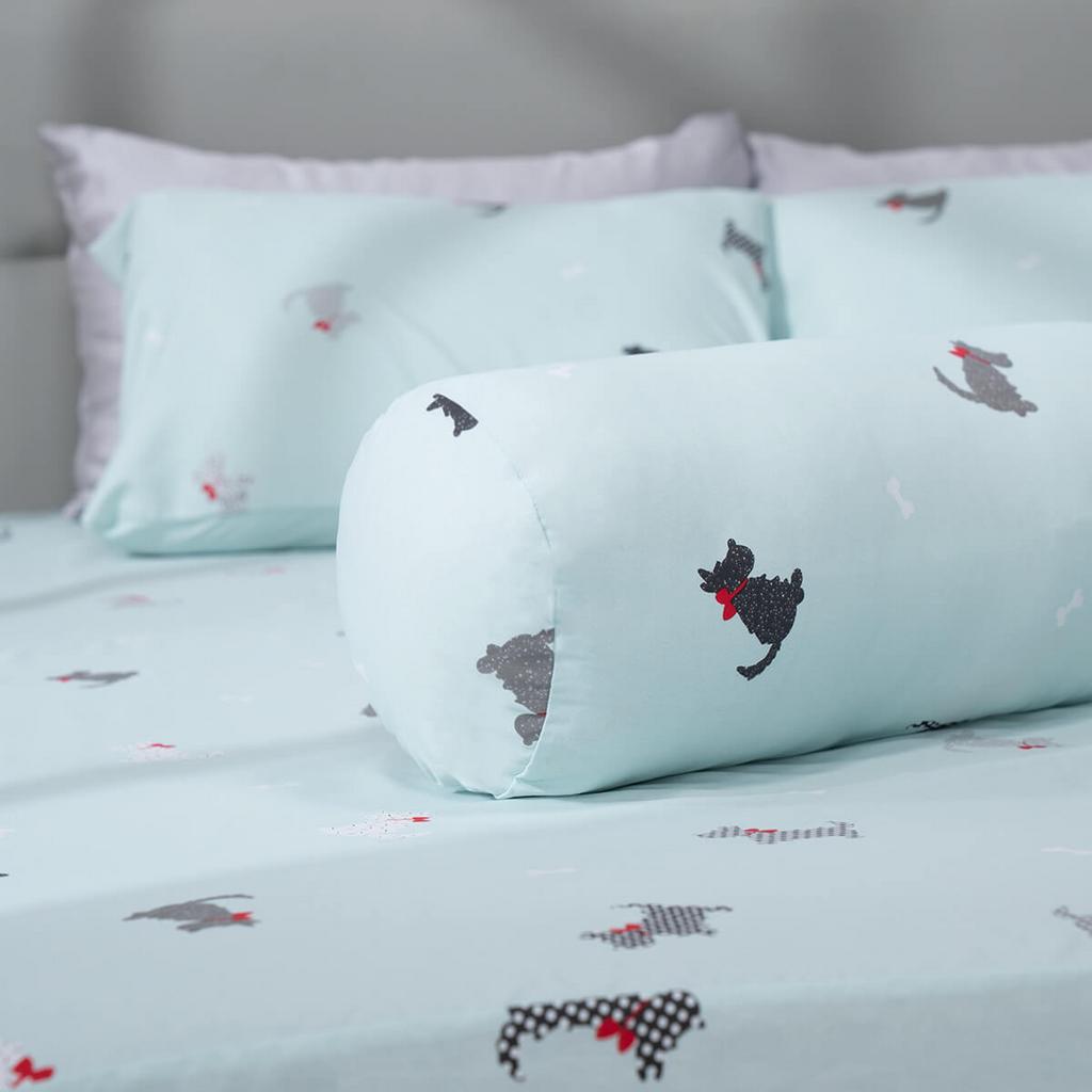 Cận cảnh sợi pha Tencel — mịn, sáng và thoáng khí.