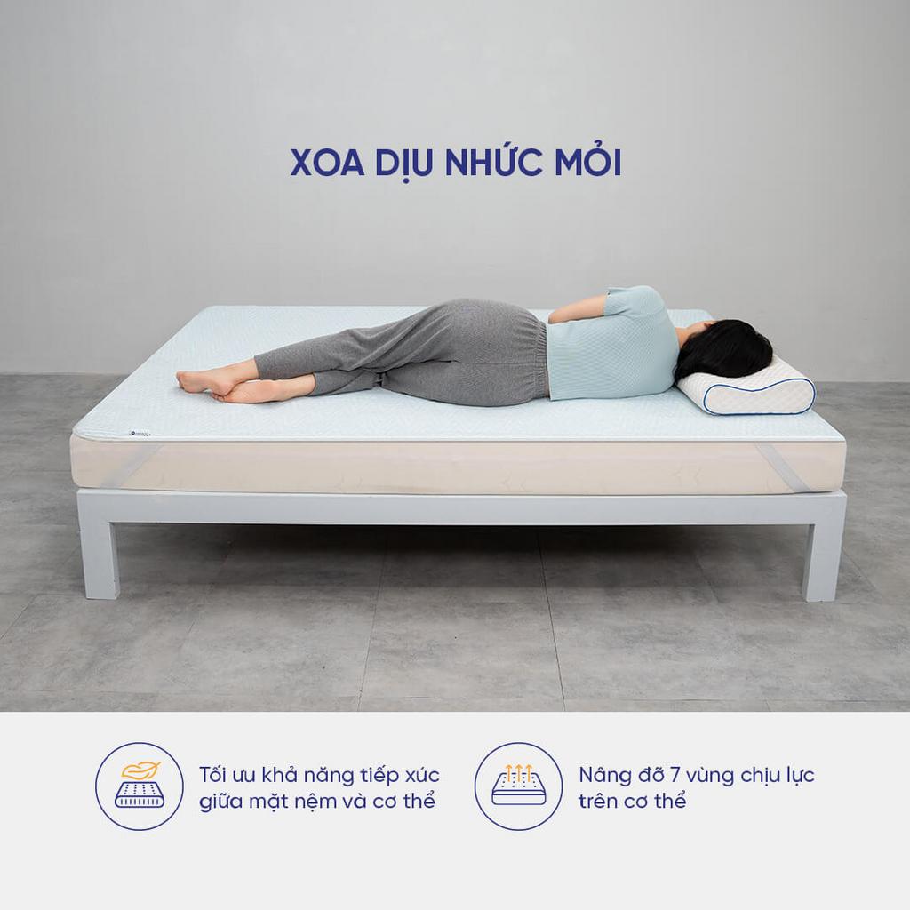 Chun bo 4 góc ôm sát mọi loại nệm, giữ tấm cố định khi sử dụng.