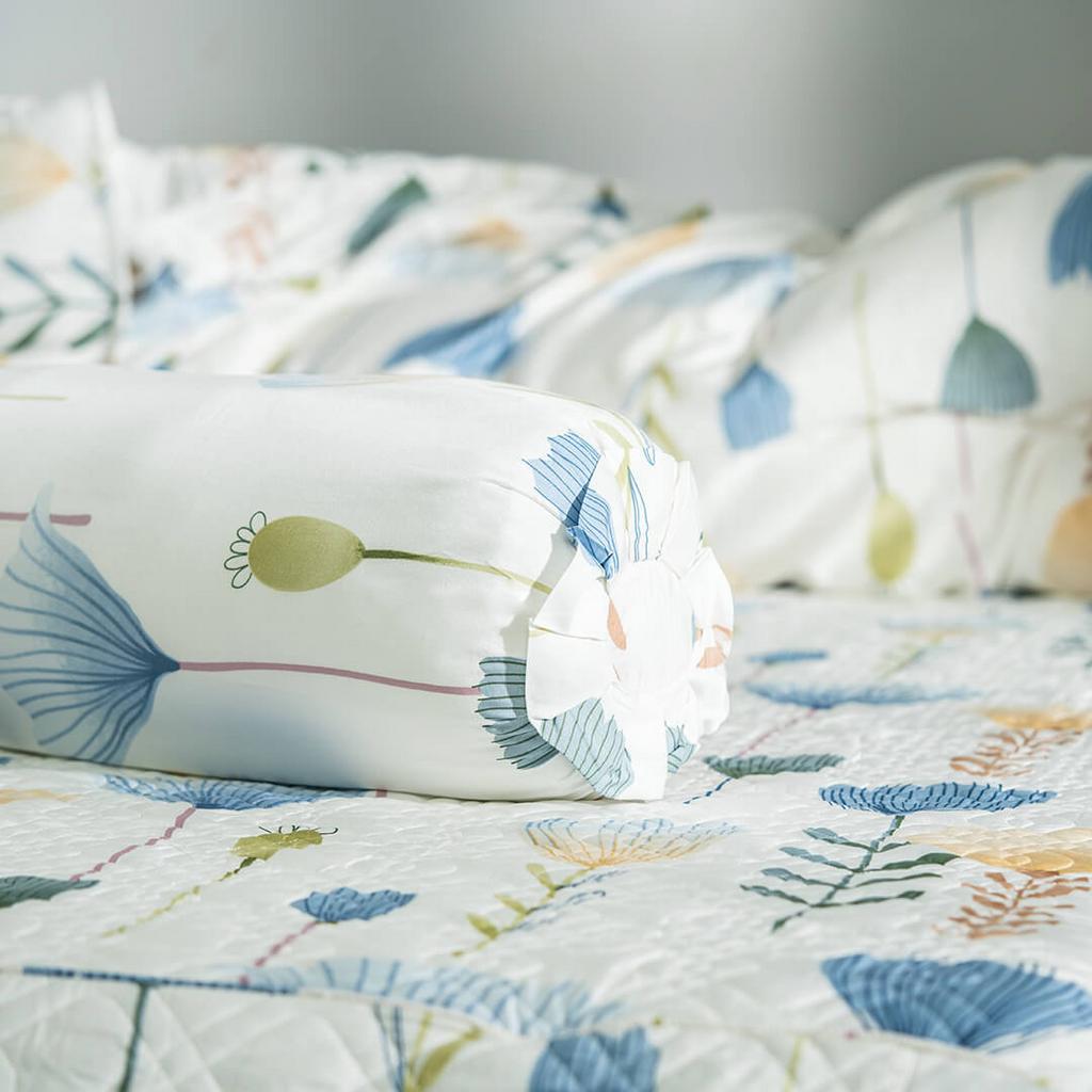 Hình minh họa: hướng dẫn giặt ngắn và kết quả giữ màu sau nhiều lần giặt.