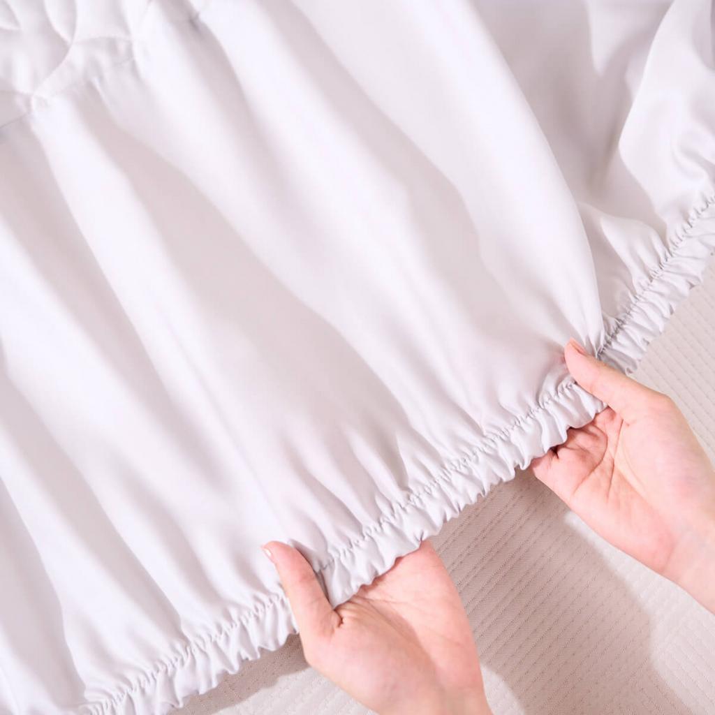 Bộ chăn ga chun sợi gỗ thiên nhiên Amando Jamila 5 chi tiết LC012