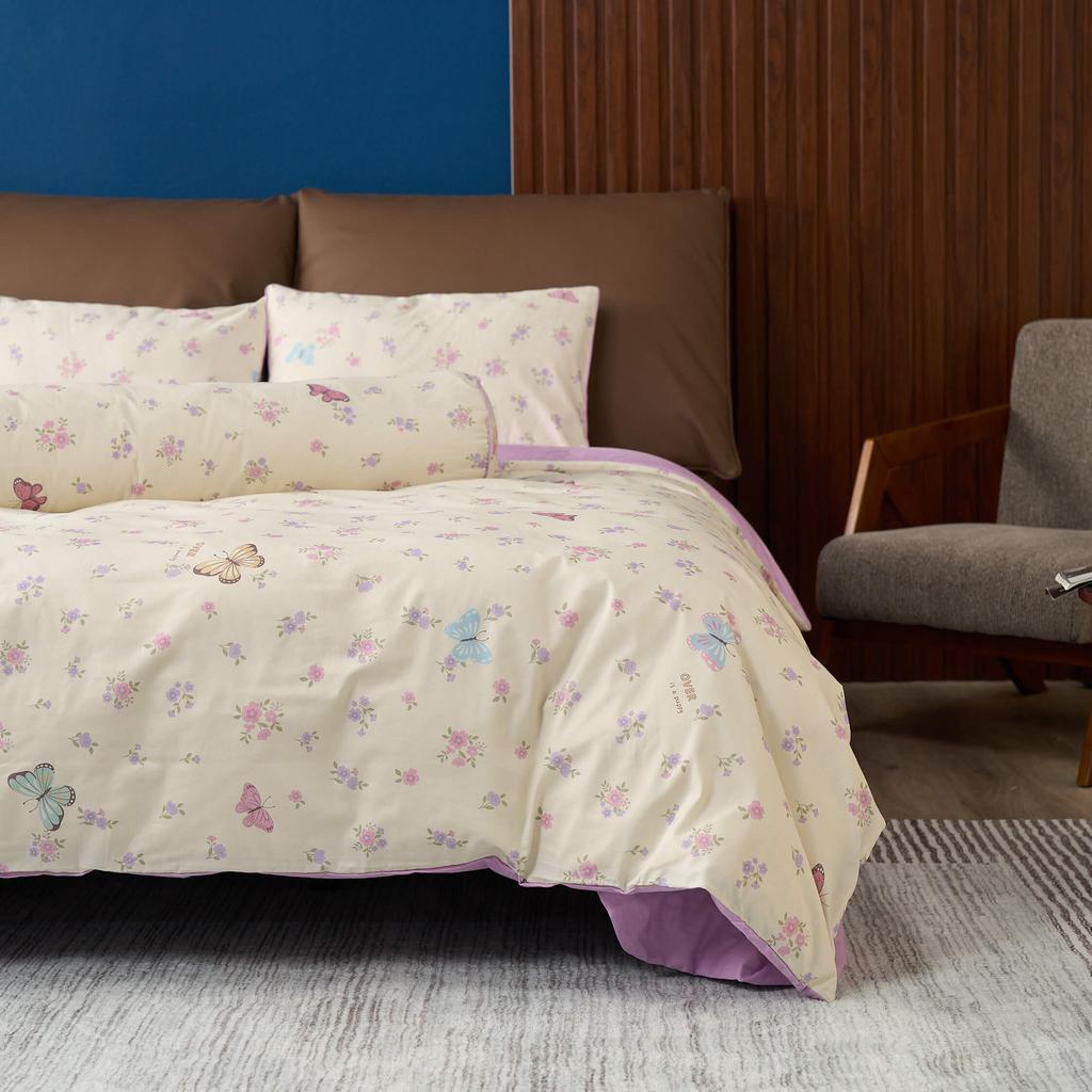 Cận cảnh sợi cotton 100% cao cấp — bề mặt mịn, thoáng.