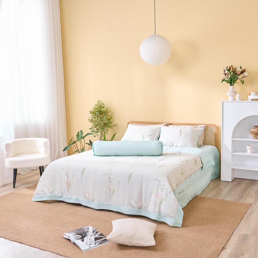 Mật độ dệt 133x72 cho vải dày mịn và bền màu.