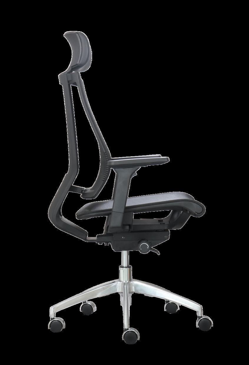 Lưng lưới thoáng khí — phù hợp cho ca làm việc dài.