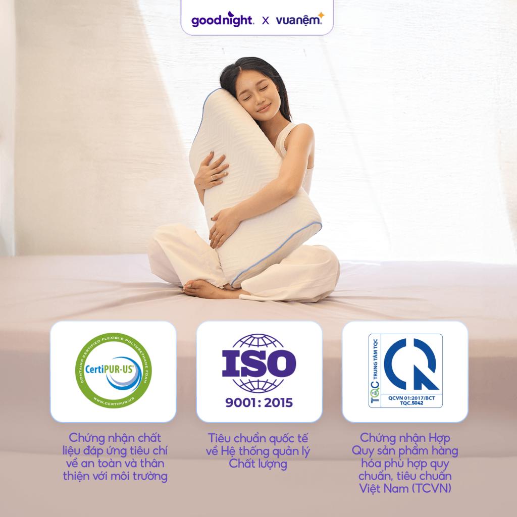 Vỏ tháo rời — dễ giặt, giữ vệ sinh.