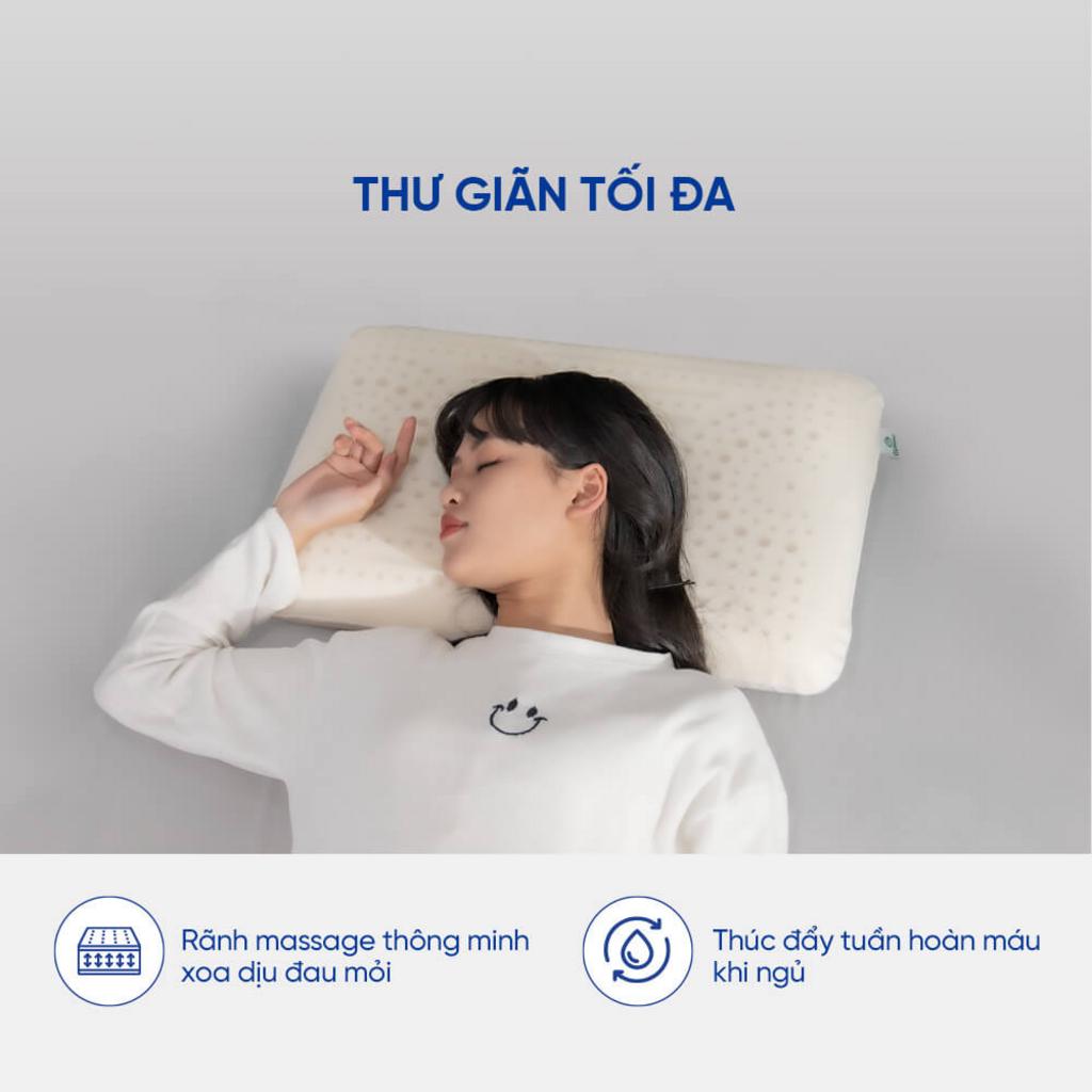 Vỏ Tencel tháo rời — mềm mại, dễ giặt.