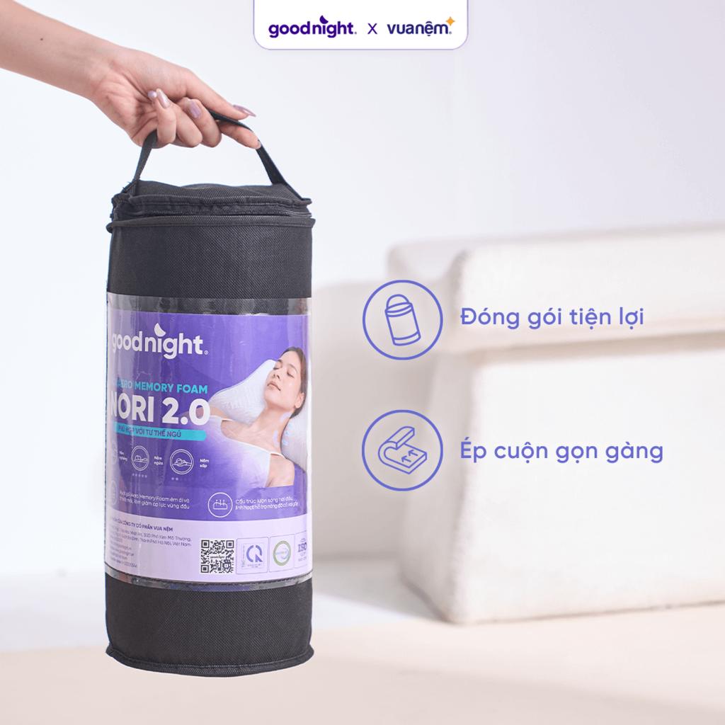 Ruột 100% Memory/PU foam — ôm, bền, không xẹp nhanh.