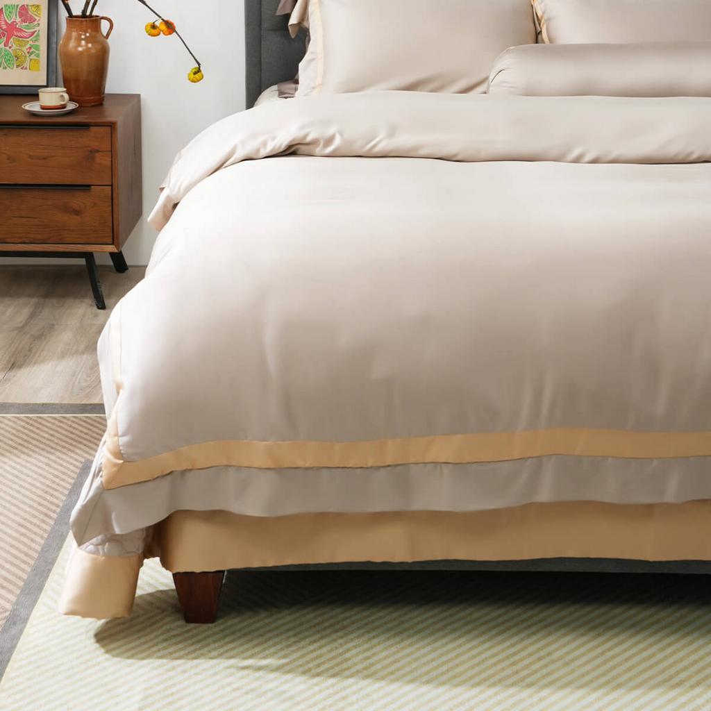 Cận cảnh sợi Lụa Tencel 60s: mềm mịn và thoáng khí.