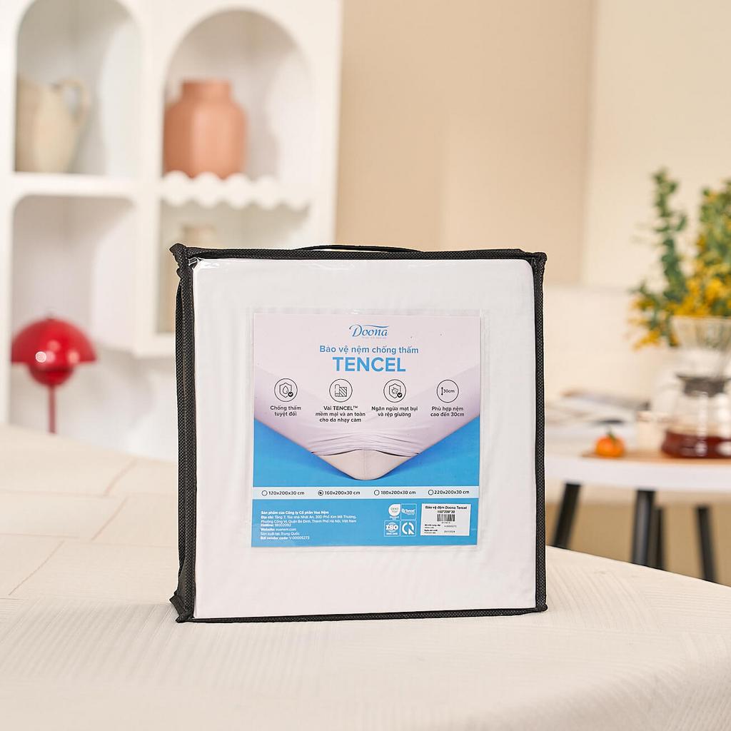 Cận cảnh sợi Tencel: mềm mịn, thoáng khí.