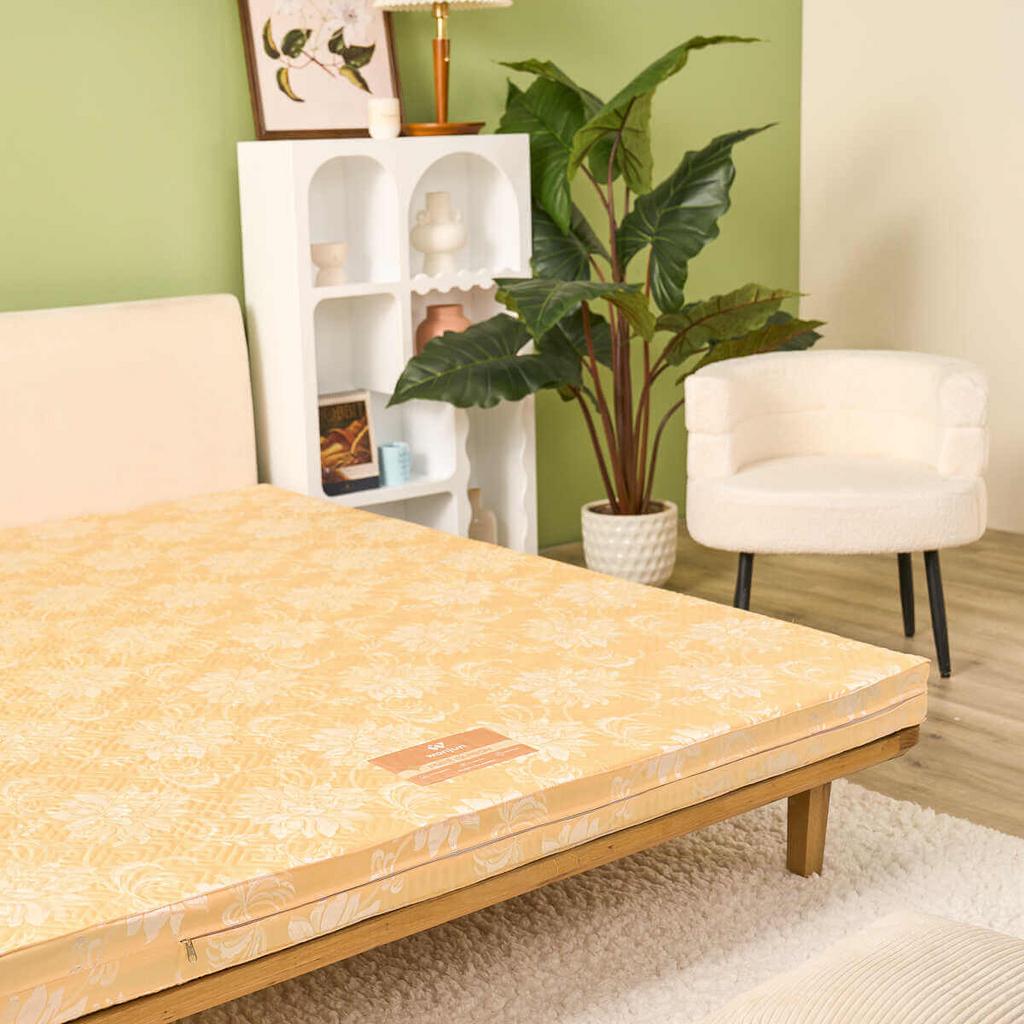 Nệm gấp 2 — phù hợp cho nhà trọ, căn hộ nhỏ và di chuyển.