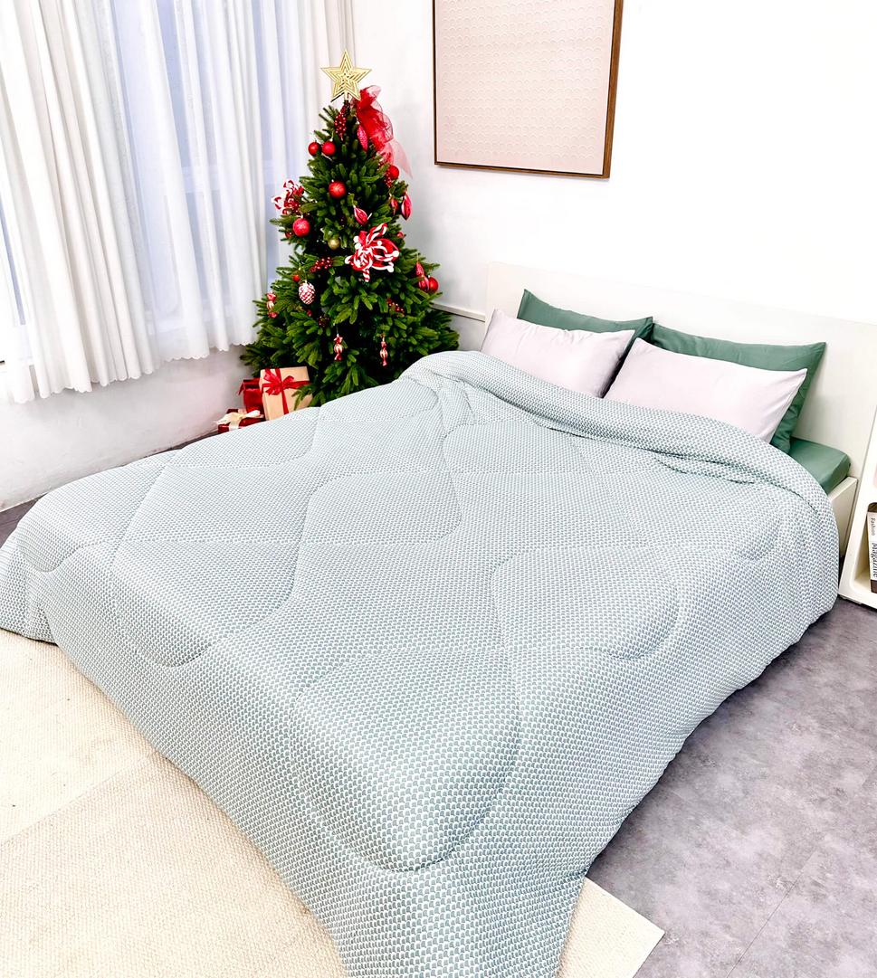 Chăn Dreamland 3D trên giường đôi 200x220 — ấm ngay, mềm mại và sang trọng.