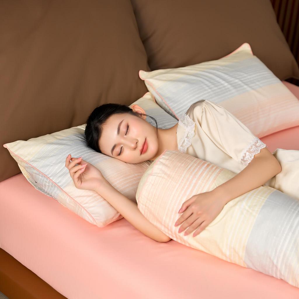 Bộ Ga chun Amando Comfort Cotton Select — 100% cotton, thiết kế ôm sát, phù hợp cho cả gia đình.