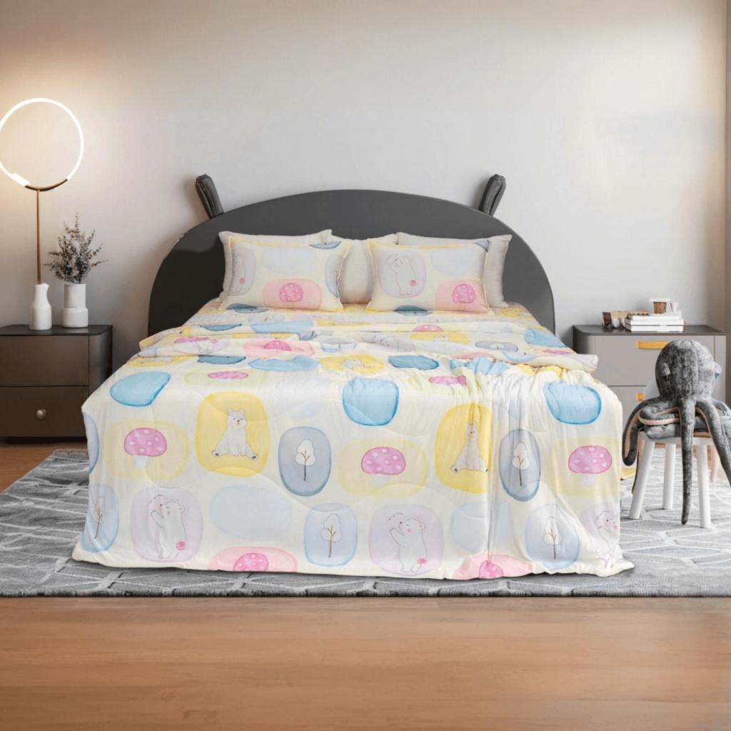 Chăn Amando Azami Light — mỏng nhẹ, mát tay, phù hợp khí hậu nóng ẩm.