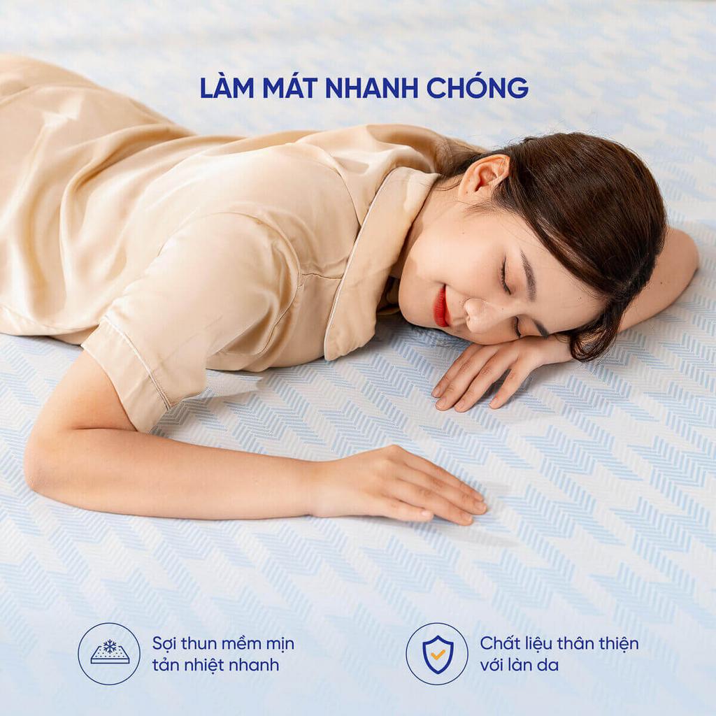 Chiếu điều hòa Doona Wave 5D — ngủ mát hơn, thoáng khí hơn mà không cần điện.