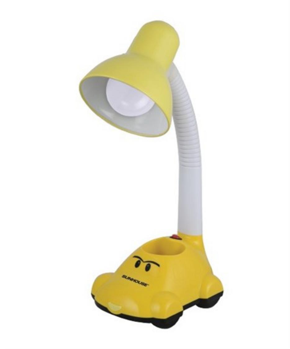 ĐÈN BÀN SUNHOUSE SHE-19LED-A6 — góc nhìn tổng quan trên bàn học