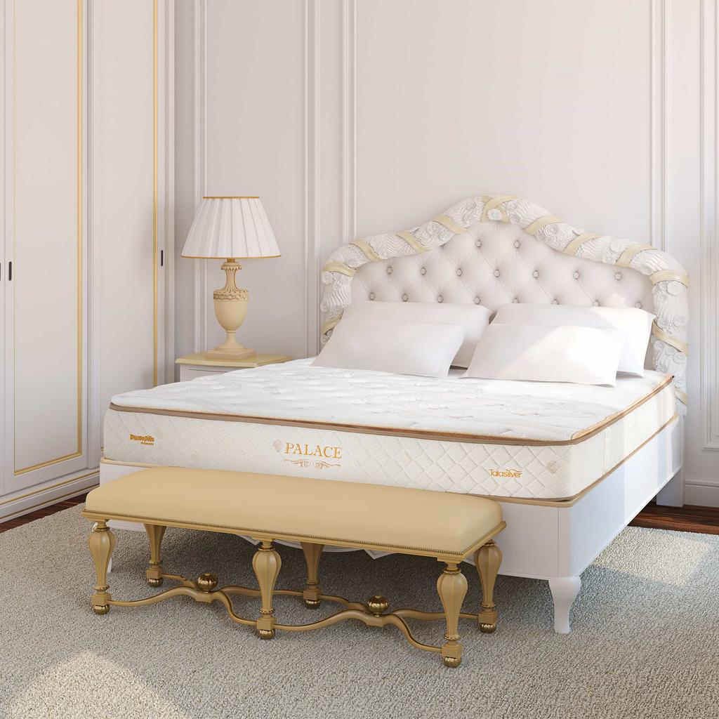 Nệm lò xo Dunlopillo Palace 32cm — thiết kế dày dặn, bề mặt sang trọng.