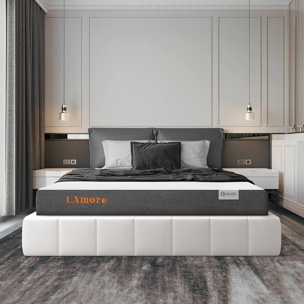 Nệm foam Amando LAmore 20cm — Ôm trọn cơ thể, mát mẻ cho giấc ngủ sâu.
