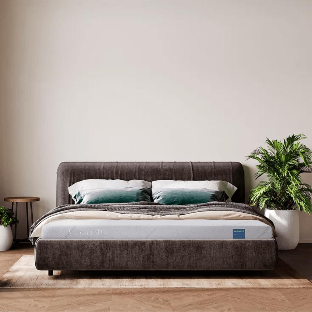 Nệm foam Comfy Cloud 1.0 — 12cm, vỏ làm mát Cool Polyamide và lõi HR marble foam thoáng khí.