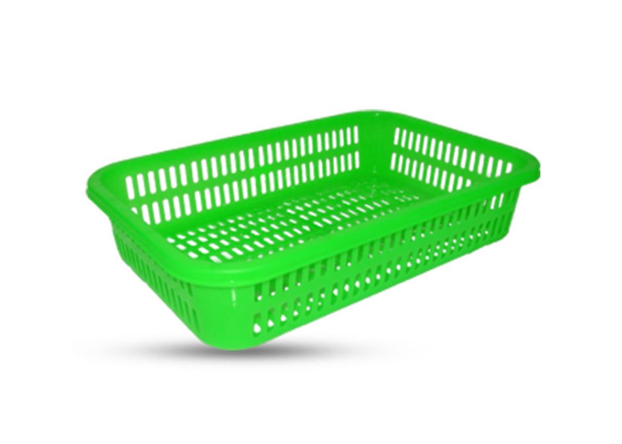 Rổ chữ nhật R007 — dung tích lớn, xếp chồng gọn, phù hợp lưu trữ thực phẩm hàng ngày.