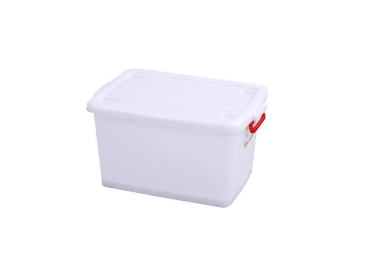 Thùng vuông 60 lít (PP nguyên sinh) — bền, an toàn thực phẩm và dễ xếp chồng.