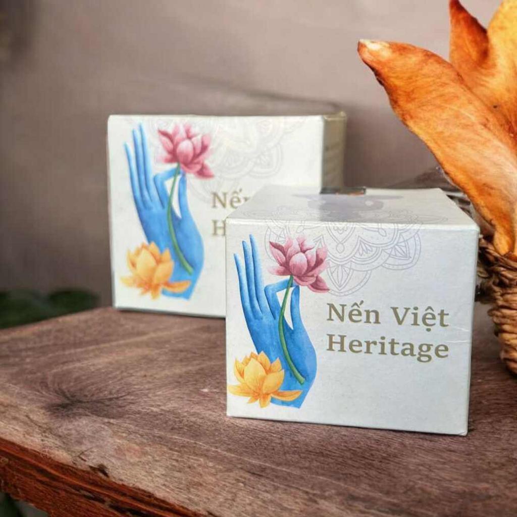 Hũ gốm hoa tuyết — đẹp khi còn nến và hữu dụng sau khi tái sử dụng.