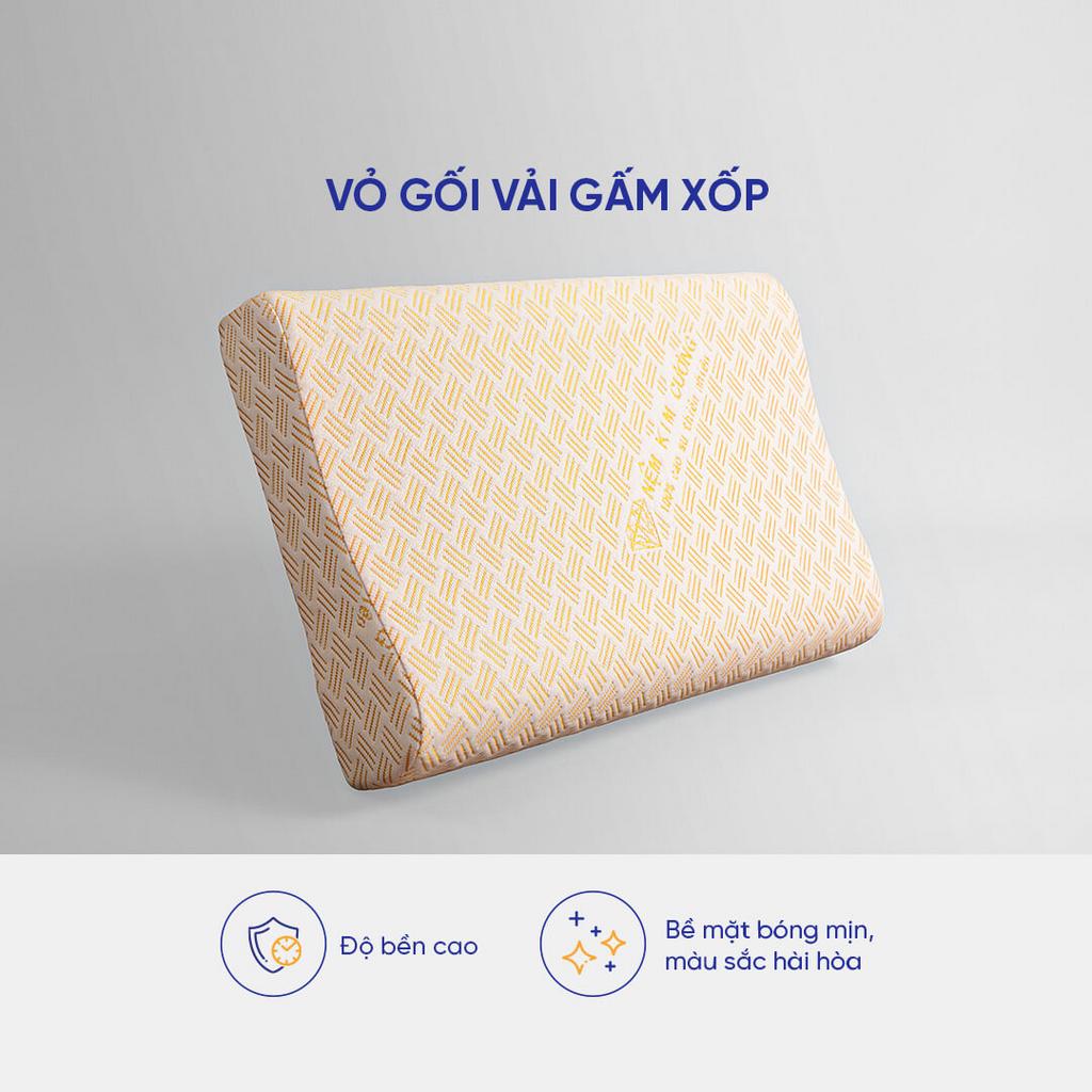 Hệ thống lỗ thông khí giúp không khí lưu thông, giảm bí nóng cho giấc ngủ sâu hơn.