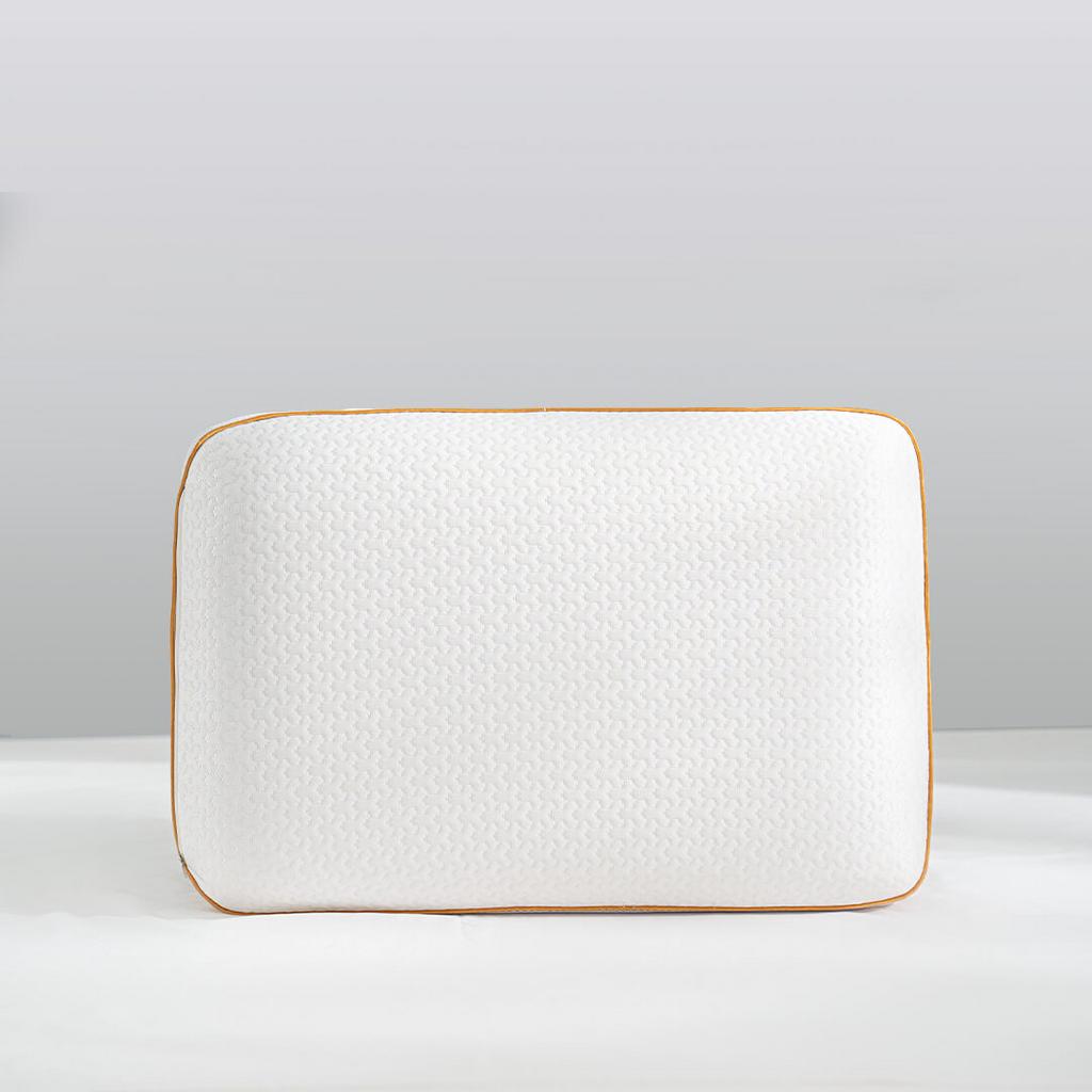 Lõi Memory Foam ôm sát giúp phân tán áp lực và hỗ trợ cột sống cổ.