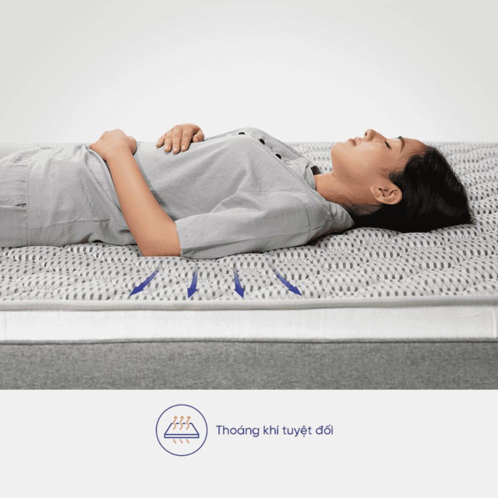 Lớp bông ép: êm dịu khi chạm, cân bằng thoáng.