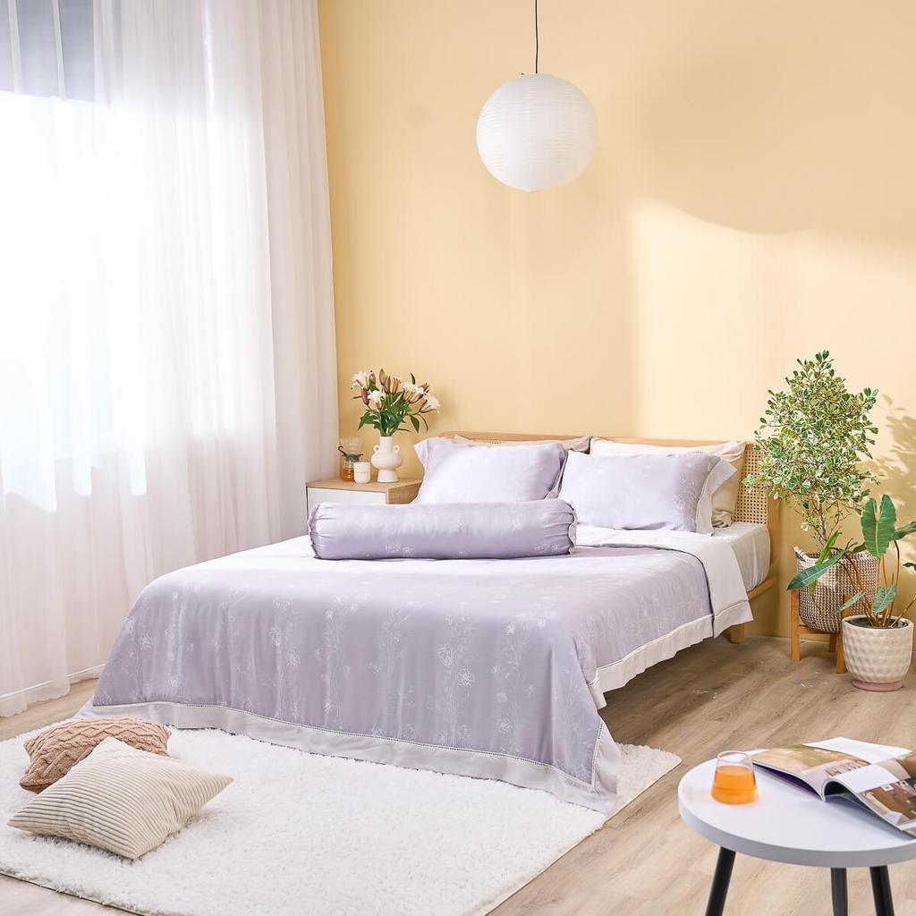 Cận cảnh vải Lyocell: mịn, rủ đẹp và thoáng khí.