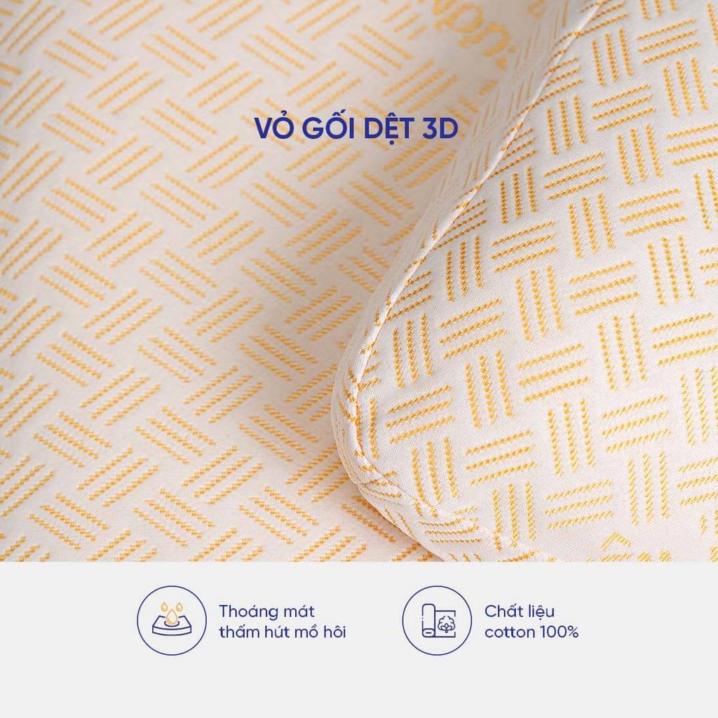 Thiết kế nơ ôm — hỗ trợ đầu-cổ-vai, giảm mỏi khi ngủ.