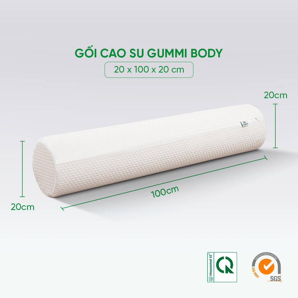 Cắt ngang lõi cao su Gummi Body thể hiện hệ lỗ Ultra Venti-tech giúp thoáng khí.