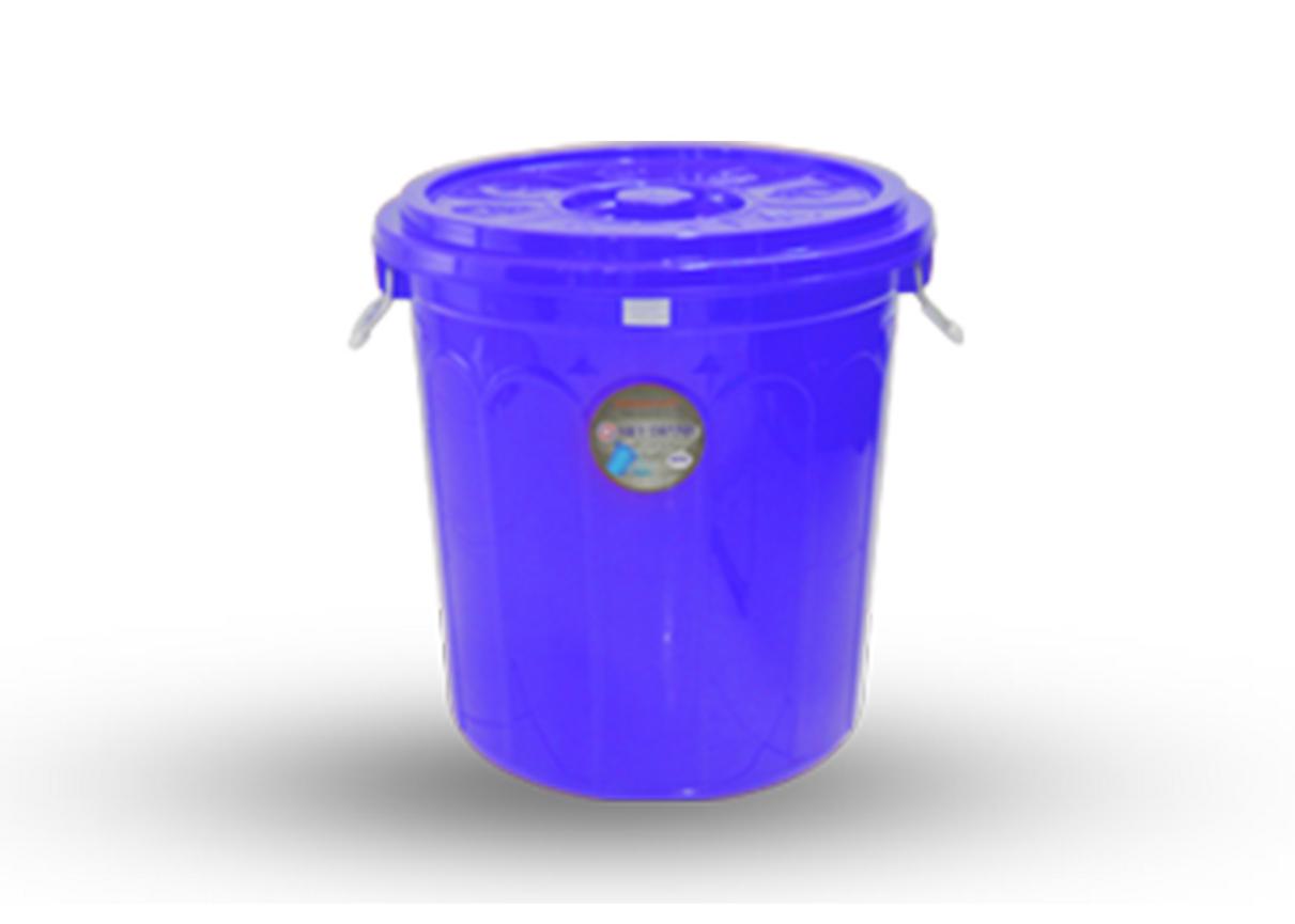 Thùng 35 lít No.T009 — thiết kế chắc chắn, nắp kín và tay cầm liền, phù hợp cho gia đình và cửa hàng.