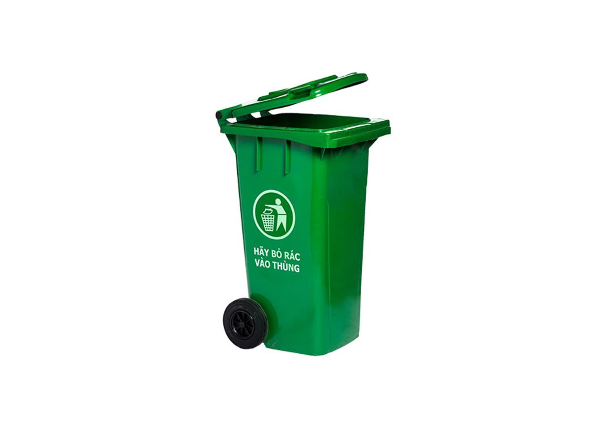 Thùng rác 120 lít nắp kín
