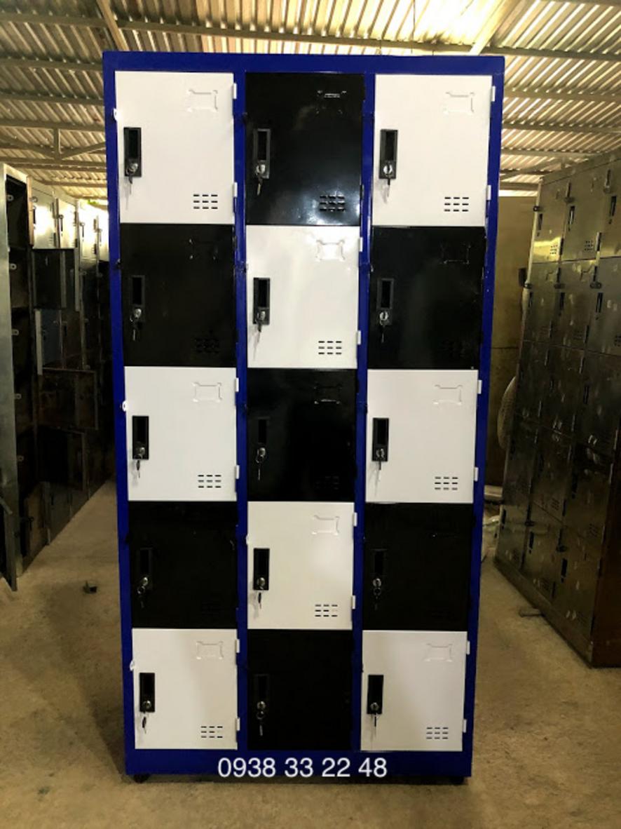 Tủ locker 15 ngăn 3 khoang 15C3K-TYC