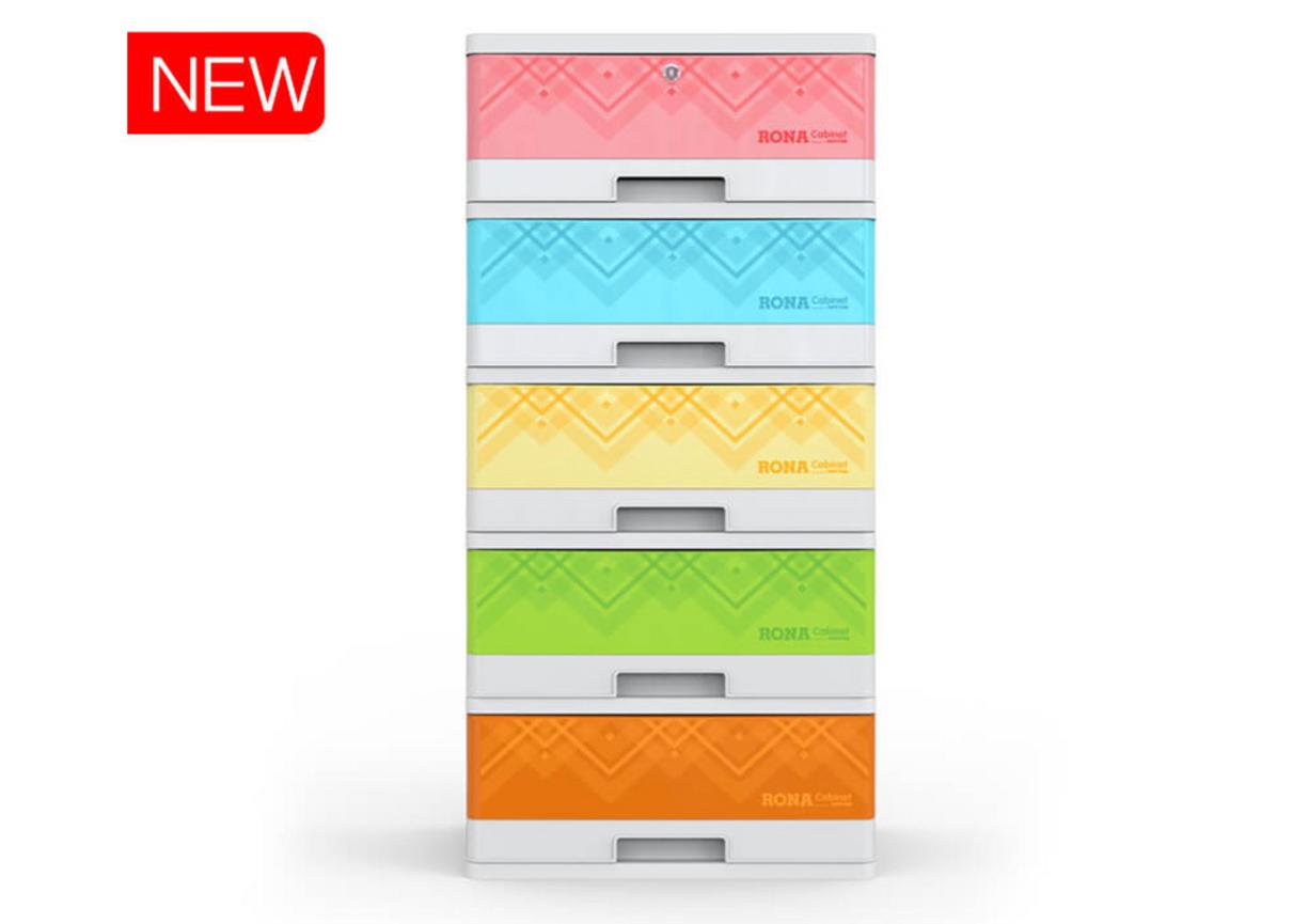 Tủ Rona 5 ngăn H132/5 — giải pháp lưu trữ gọn gàng, an toàn và dễ di chuyển.