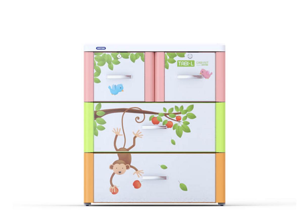 Tủ Tabi L đa sắc 3 ngăn