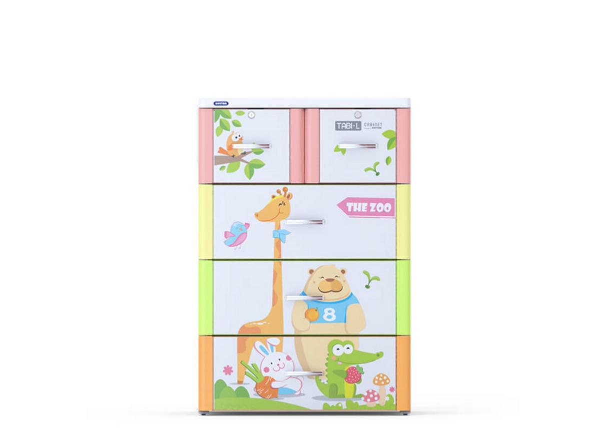 Tủ Tabi L đa sắc 4 ngăn