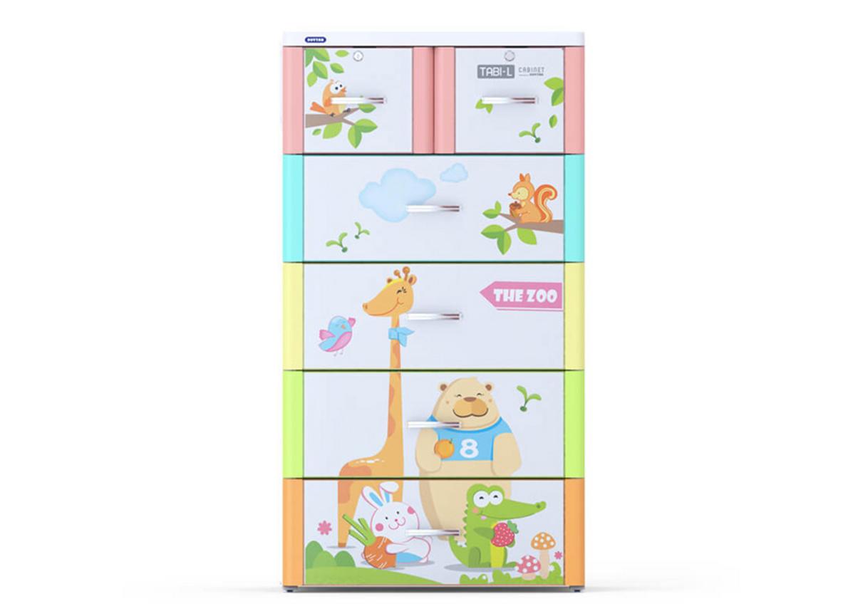 Tủ Tabi L đa sắc 5 ngăn