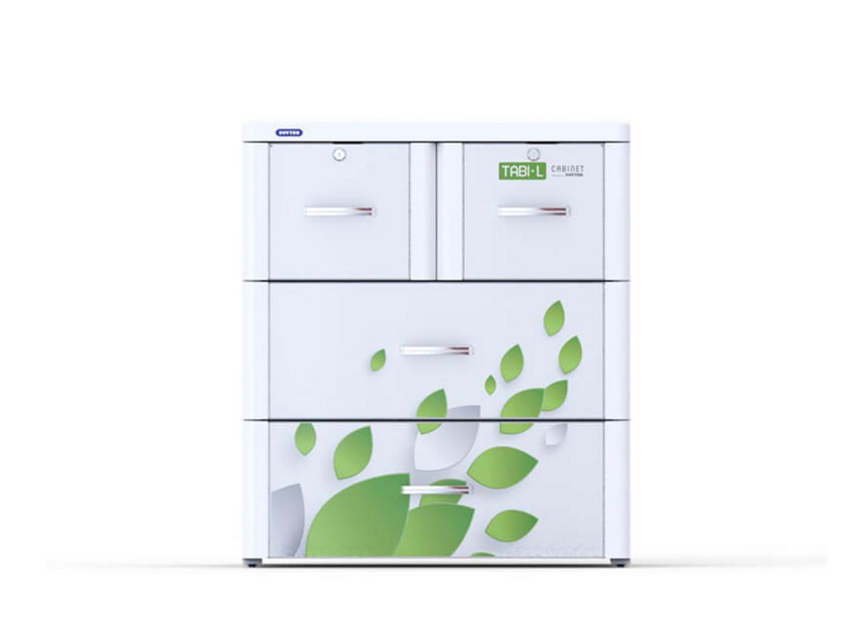 Tủ Tabi L trắng 3 ngăn