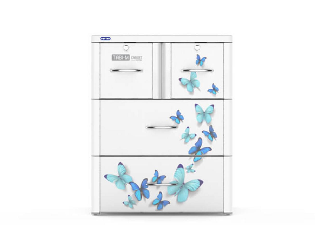 Tủ Tabi M Trắng 3 ngăn