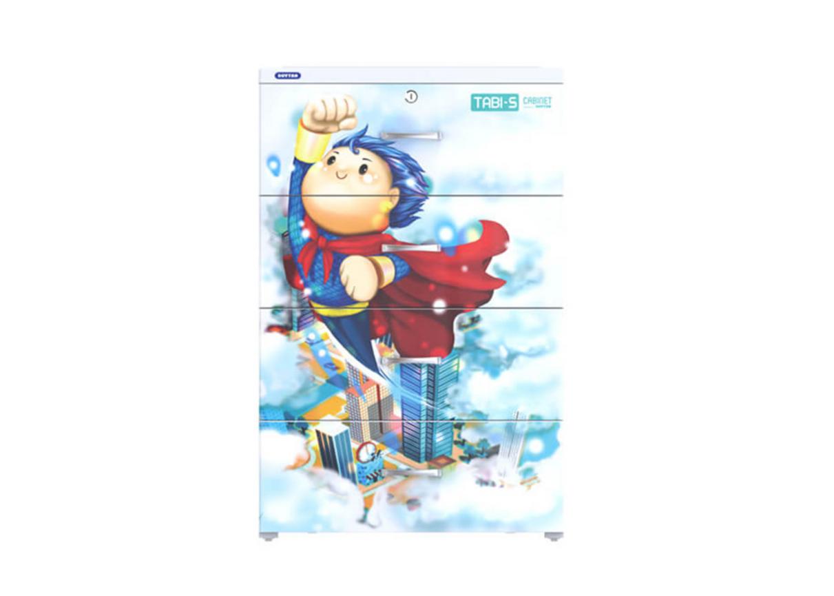 Tủ Tabi S Trắng 4 ngăn