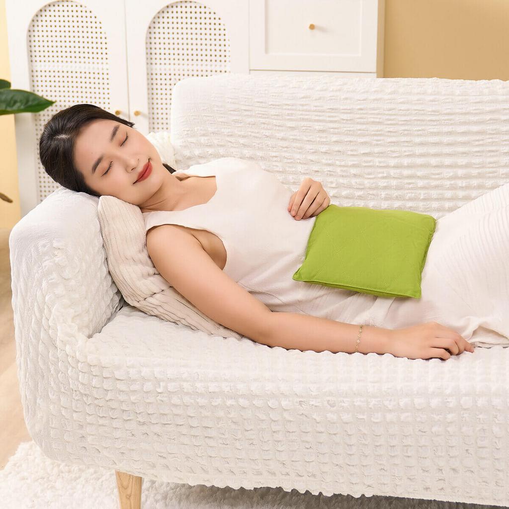 Túi thảo dược dùng ~100 lần; bảo hành thiết bị điện 6 tháng.