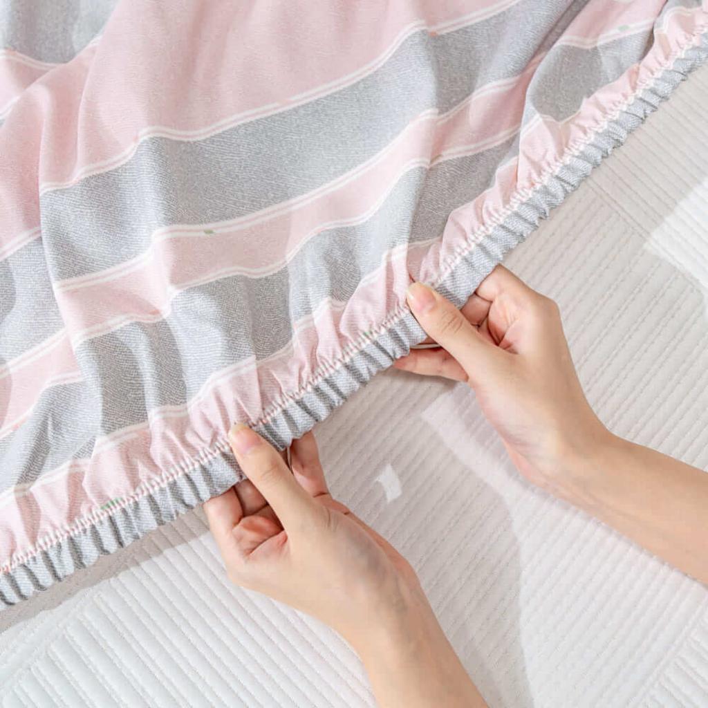 Close-up vải 55% Tencel + 45% Polyester — mềm, mịn và thoáng.